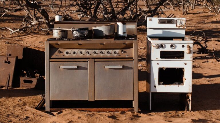 Old discarded appliances